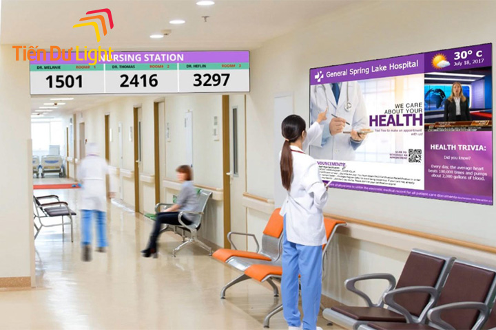 Lợi ích của Digital Signage cho ngành y tế