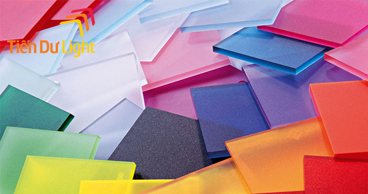 Chất liệu Mica có màu sắc đa dạng