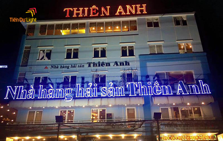 biển nhà hàng hải sản