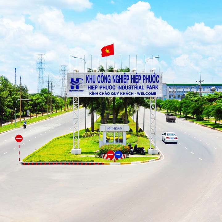 Chất liệu thi công biển cổng chào khu công nghiệp