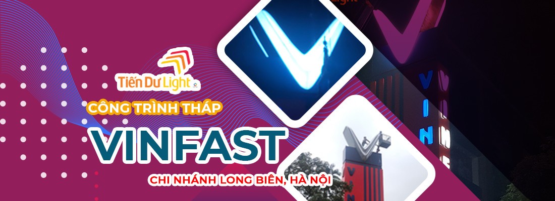Hoàn thành hạng mục công trình tháp biểu tượng Vinfast Long Biên, Hà Nội