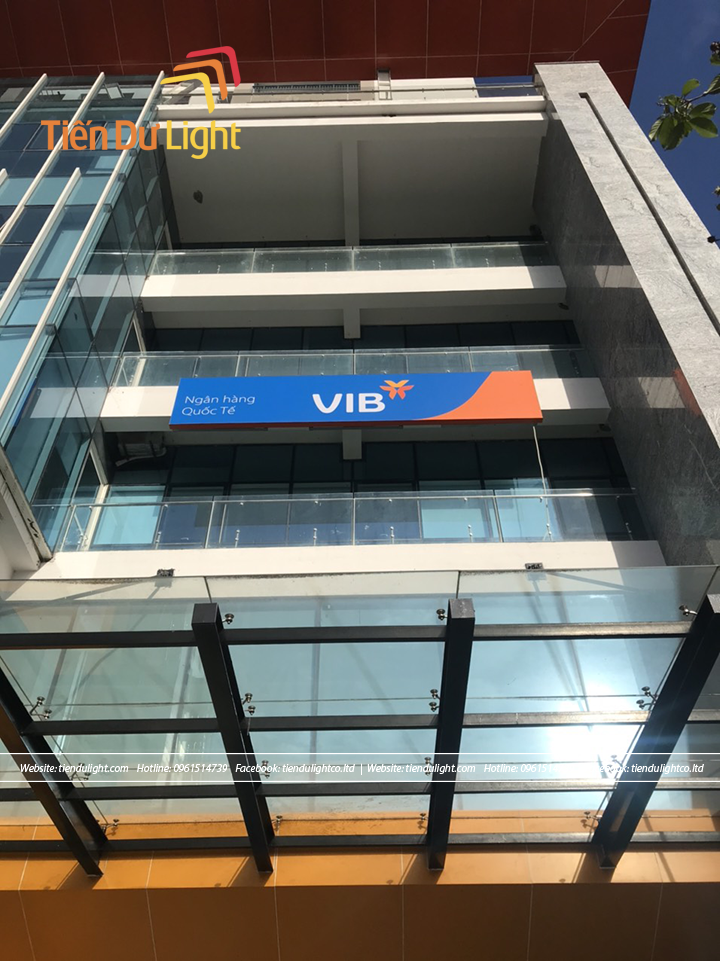 Dự án thi công bộ nhận diện thương hiệu Ngân hàng Thương mại Cổ Phần Quốc Tế Việt Nam VIB.