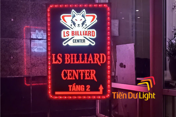 Biển vẫy quán bida: Nâng tầm thương hiệu cơ sở giải trí