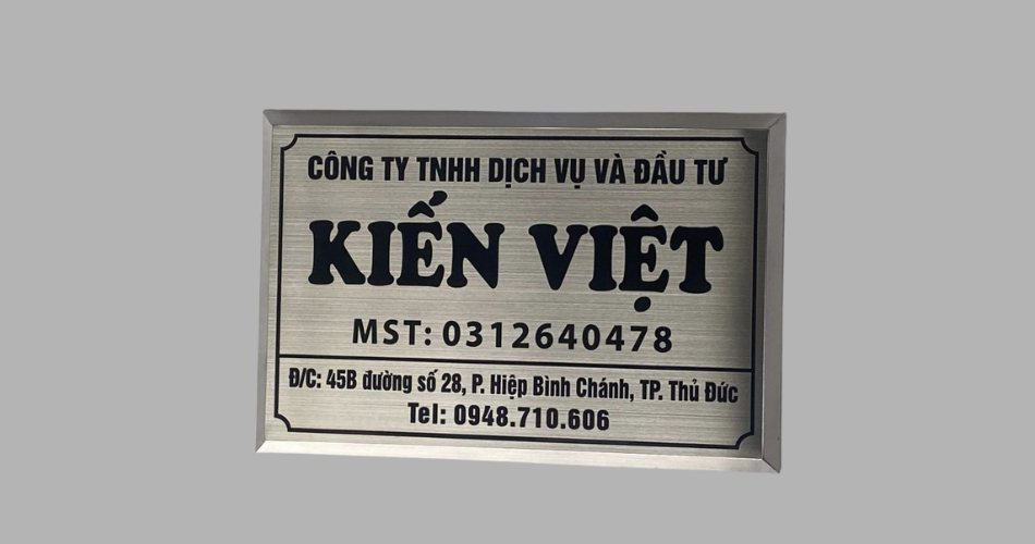 Tôn lên hình ảnh chuyên nghiệp, đẳng cấp