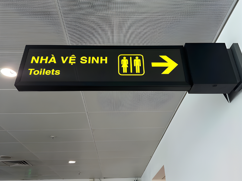 Biển chỉ dẫn nhà ga, sân bay