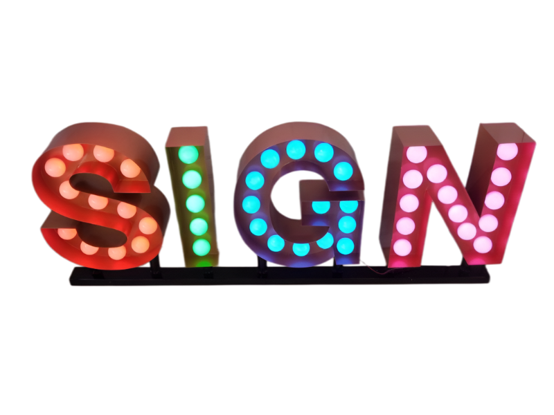 Chữ nổi LED Bulb