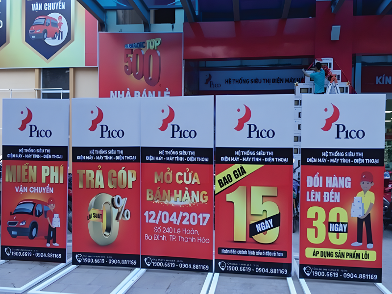 In decal PP ngoài trời