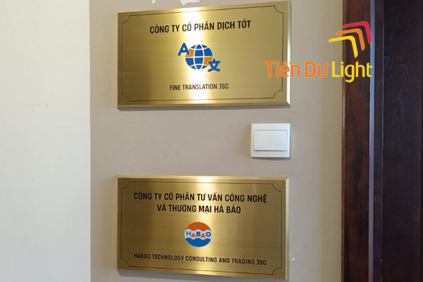 Những loại biển công ty nhỏ đẹp, ấn tượng