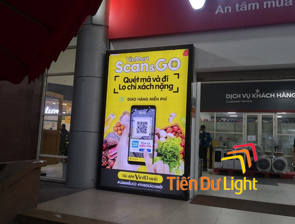 Tìm hiểu kích thước biển quảng cáo dọc