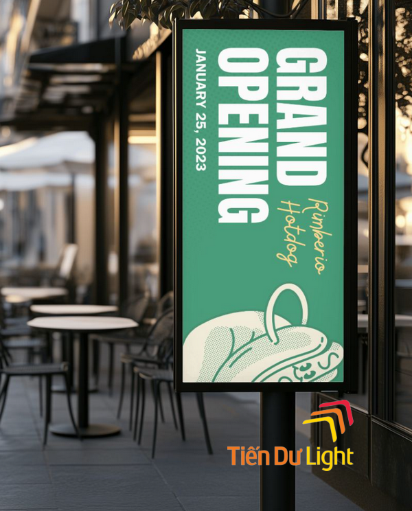 Tìm hiểu kích thước biển quảng cáo dọc