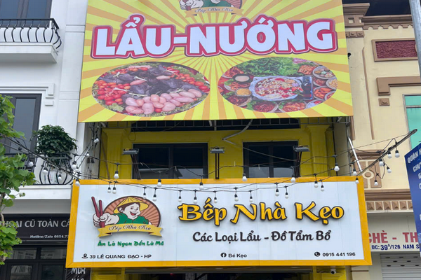 Phân loại biển quảng cáo quán lẩu