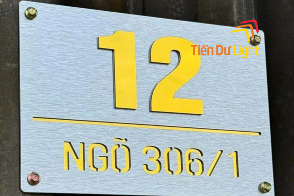 Biển số nhà alu gương – Lựa chọn hoàn hảo cho nhà phố, biệt thự
