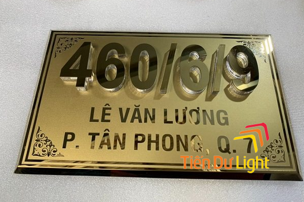 Làm biển số nhà chữ nổi uy tín, giá tốt