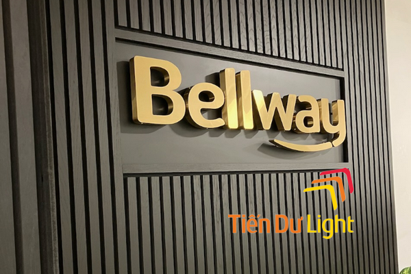 Làm chữ inox vàng bóng đẹp, sang trọng cho bảng hiệu