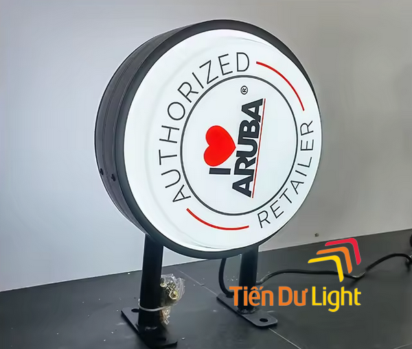 Hộp đèn mica hút nổi tròn có ưu điểm gì nổi bật?