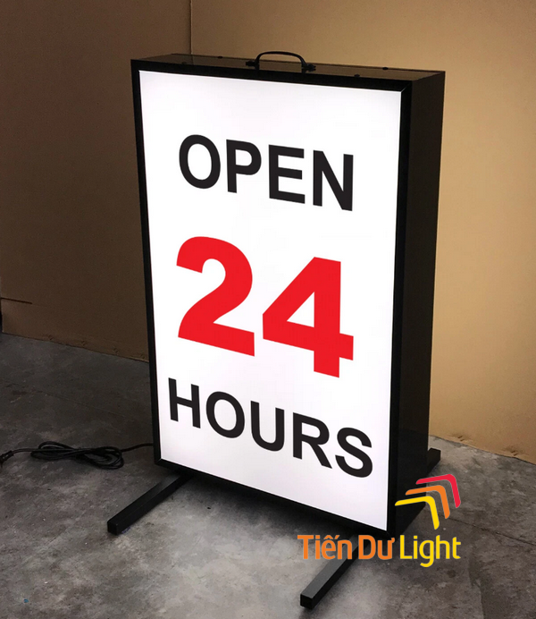 Hộp đèn quảng cáo đứng được nhiều người lựa chọn