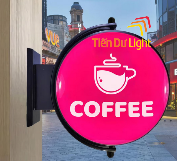 Hộp đèn mica hút nổi thu hút từ xa