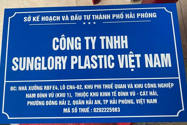 Làm biển công ty tại Hải Phòng cần lưu ý những gì?