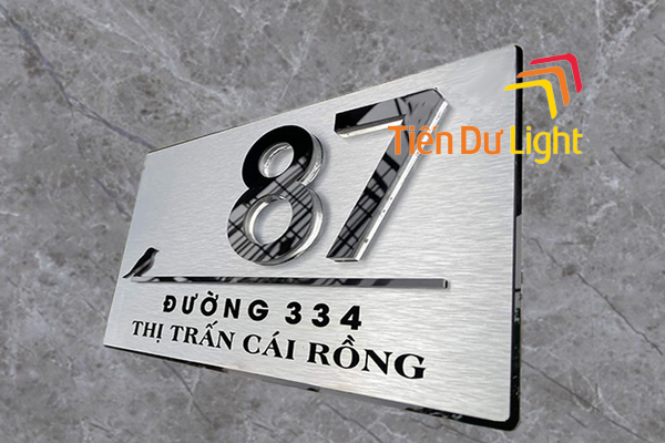 Làm biển số nhà đẹp tại Hà Nội uy tín