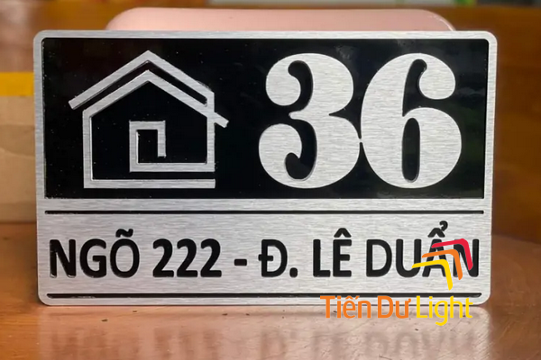 Thi công, làm biển số nhà đẹp tại Hà Nội đẹp, độc đáo