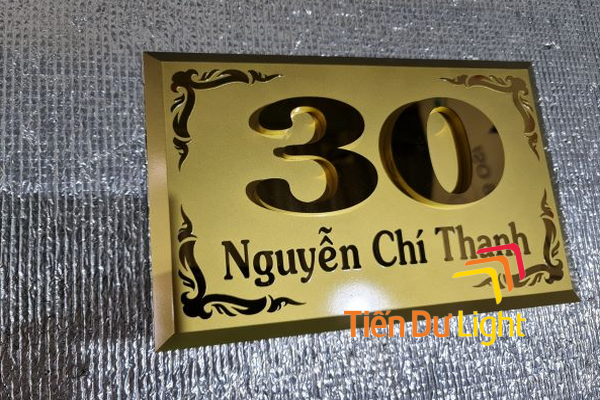 Lý do nên làm biển số nhà gần đây