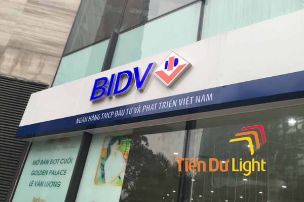 Giá làm biển quảng cáo ngân hàng BIDV
