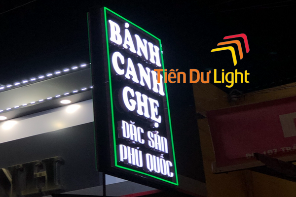 Bảng hiệu bánh canh hộp đèn đẹp, bắt mắt