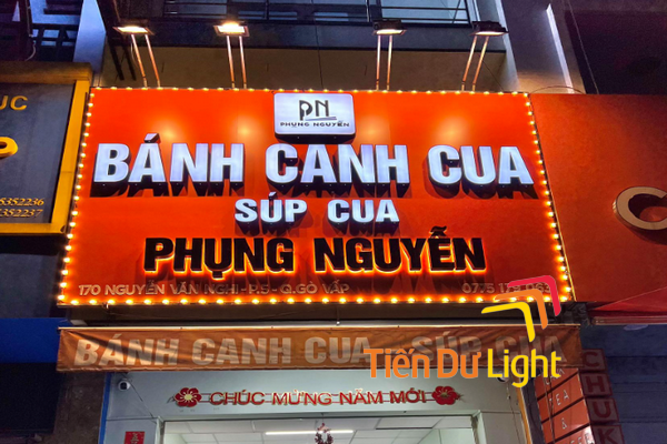 Ý tưởng thiết kế bảng hiệu bánh canh độc đáo, nổi bật