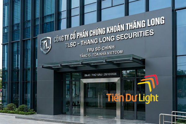 Bảng hiệu chứng khoán hiện đại giúp doanh nghiệp tạo dấu ấn