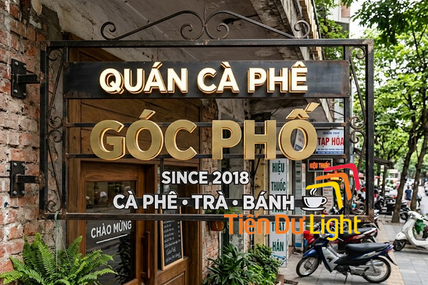 Lý do bảng hiệu khung sắt chữ nổi trở thành xu hướng lựa chọn số 1