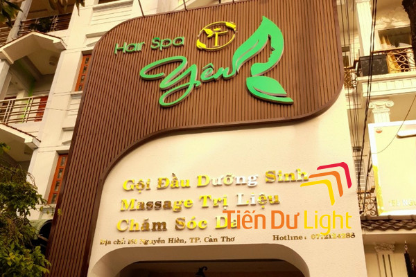 Bảng hiệu lam sóng độc đáo, tạo điểm nhấn thương hiệu bền vững