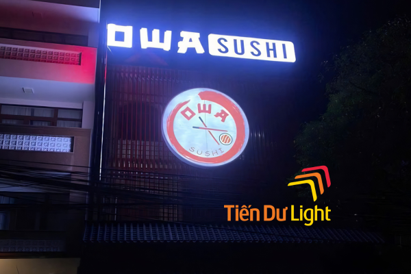 Bảng hiệu nhà hàng sushi đẹp: Chìa khóa xây dựng thương hiệu bền vững
