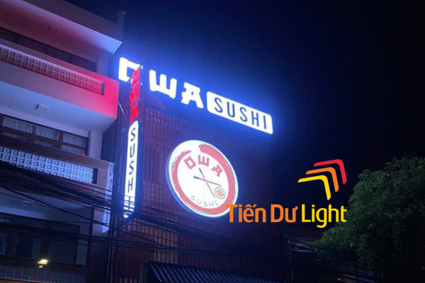 Bảng hiệu nhà hàng sushi đẹp: Chìa khóa xây dựng thương hiệu bền vững