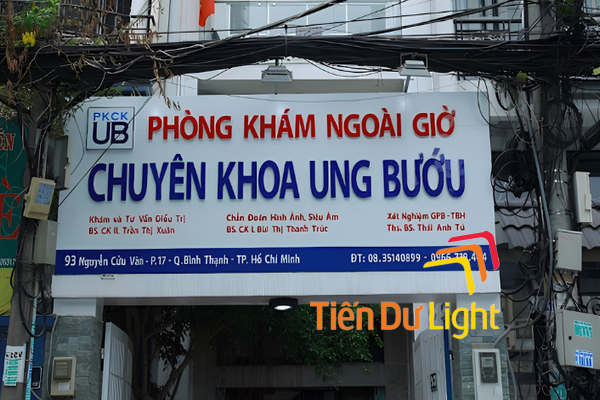 Các loại bảng hiệu phòng khám ngoài giờ đẹp, chuẩn bộ y tế