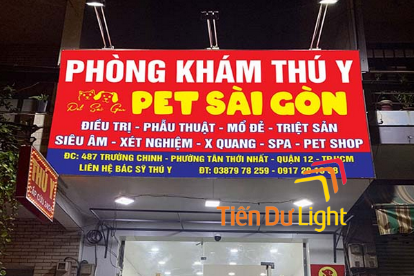 Các loại bảng hiệu thú y được ưa chuộng