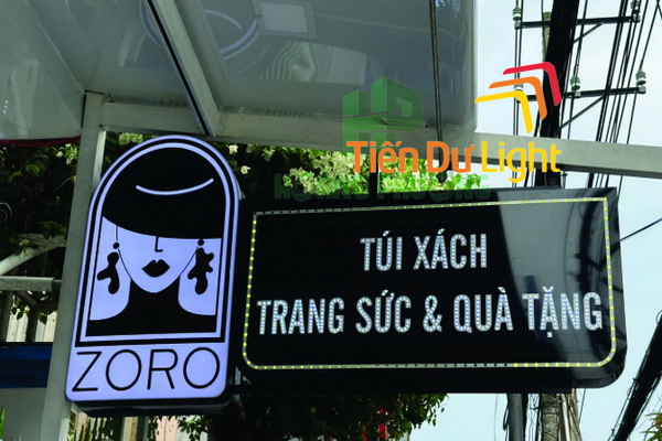 Mẫu biển hiệu quảng cáo túi xách đẹp