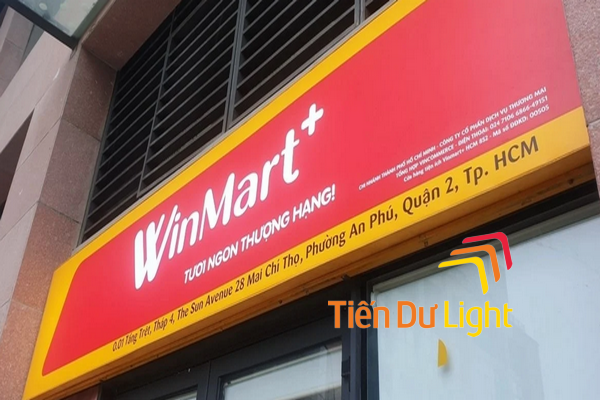 Tiến Dư Light - Đơn vị thi công bảng hiệu WinMart uy tín, chất lượng cao