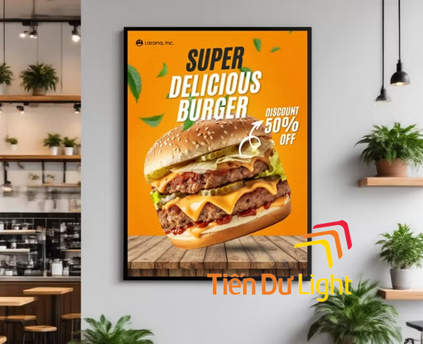 Biển hộp đèn LED siêu mỏng được ưa chuộng