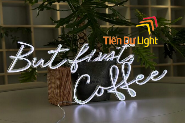 Biển LED neon quán cafe: Xu hướng thiết kế đẳng cấp năm 2026