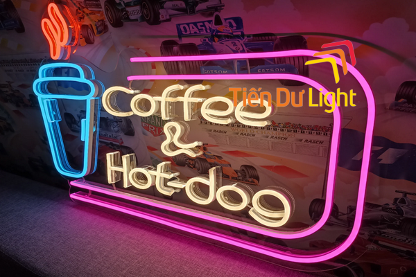 Thi công biển LED neon quán cafe ở đâu uy tín, chất lượng?