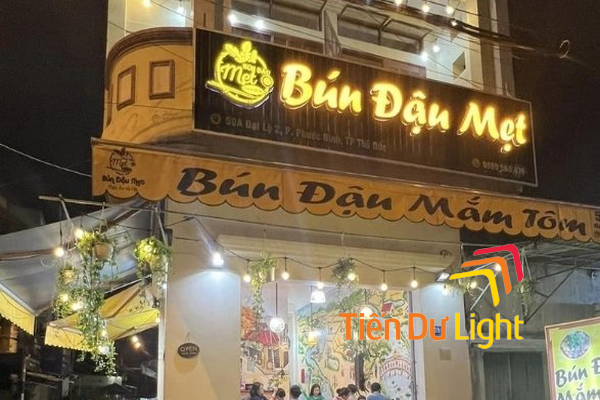 Biển quảng cáo bún đậu mẹt đẹp, tăng nhận diện, hút khách mỗi ngày