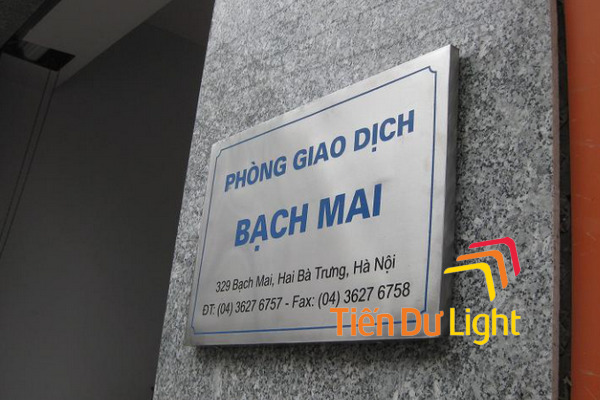 Các loại biển văn phòng giao dịch đẹp, ấn tượng