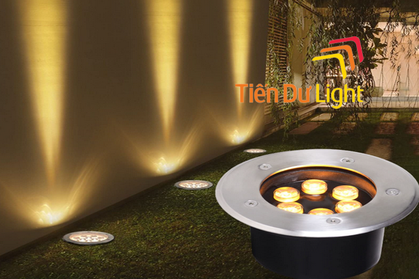 Đèn LED âm đất trang trí mặt tiền