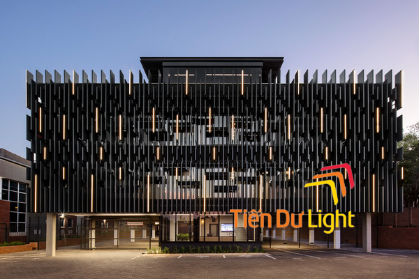 Đèn LED thanh trang trí tòa nhà gây ấn tượng mạnh 