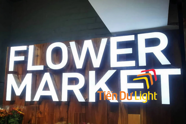 Mẫu chữ LED sáng mặt đẹp, sang trọng được ưa chuộng hiện nay