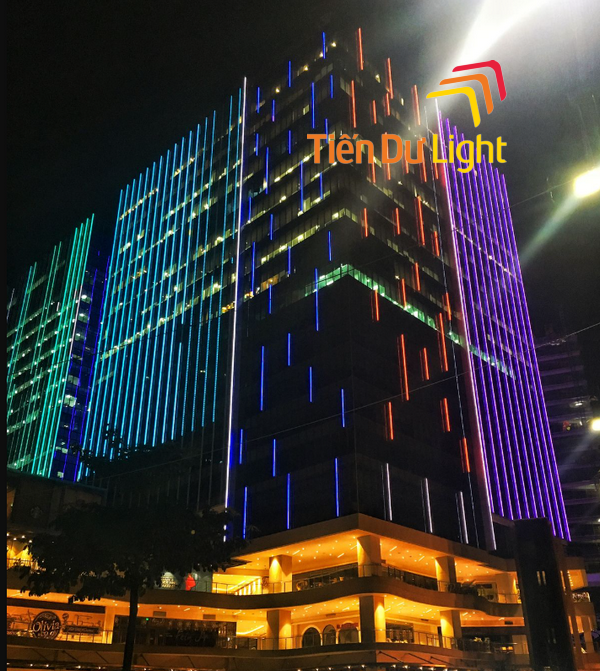 LED thanh đổi màu ngoài trời ấn tượng