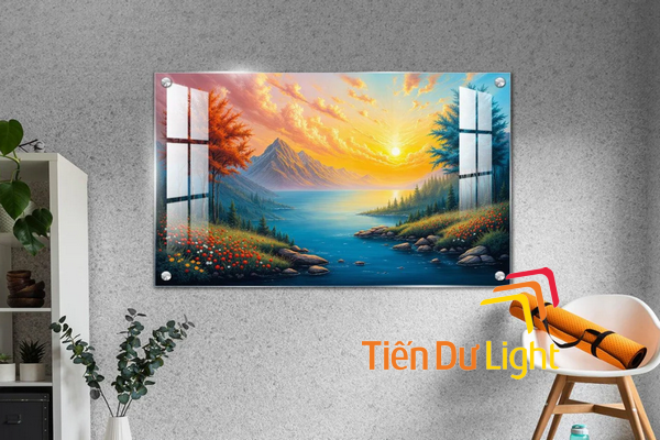 In UV lên mica đẹp, độc đáo, màu sắc ấn tượng
