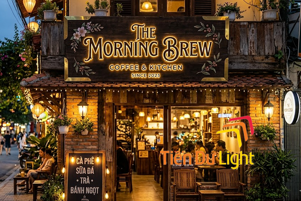 Mẫu bảng hiệu cafe đẹp nhất, xu hướng hiện đại