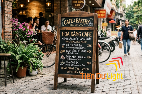 Tham khảo mẫu bảng hiệu đứng đẹp, độc đáo