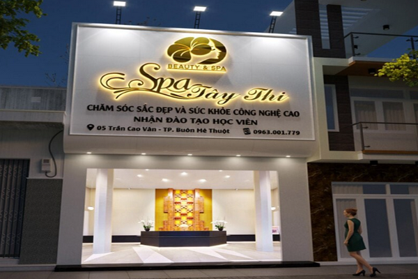 Những mẫu bảng hiệu spa đẹp luôn gây ấn tượng mạnh